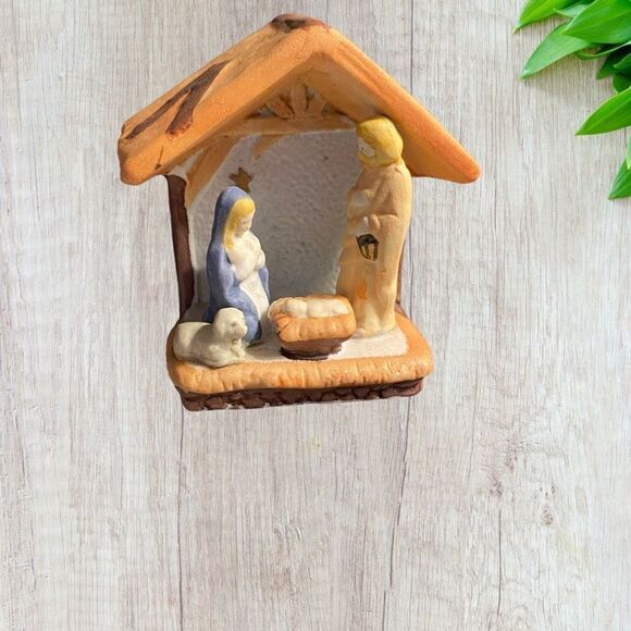 SOLD Lemax Dickensvale Collectibles Christmas Village Porcelain Nativity Set - Picture 11 of 12